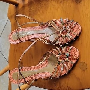 Leather Upper Strappy Sandalsa (A&C)